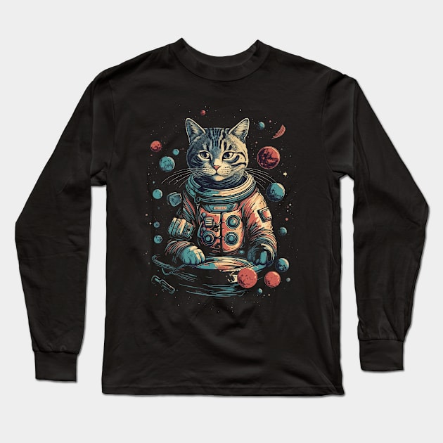 Astro cat Long Sleeve T-Shirt by SamuelC23